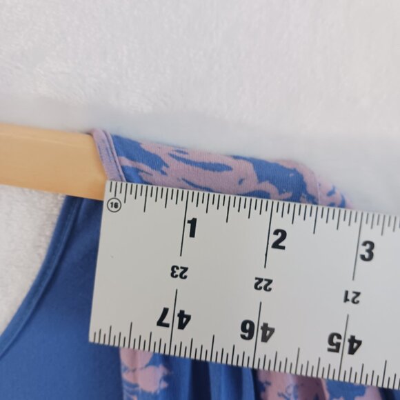 Free People, Small, Fiona, Blue, Long Sleeve, Boho Style, Surplice, Tie Waist - Picture 14 of 16